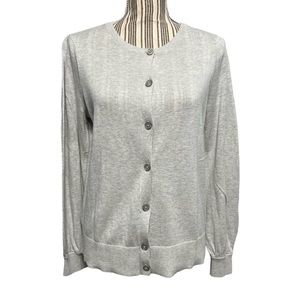 LOFT | button cardigan cotton medium